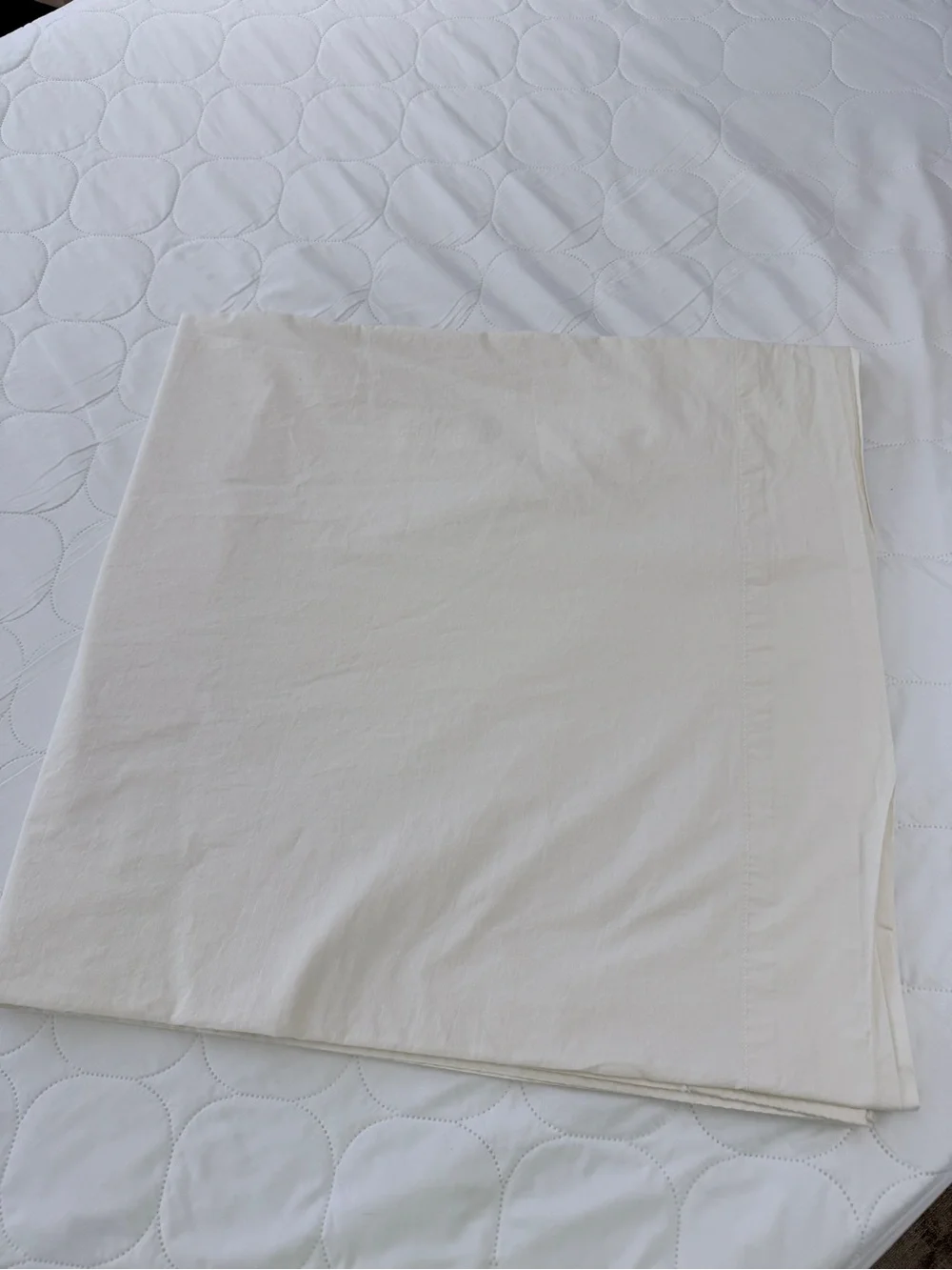 Ralph Lauren Ivory Flat Top Sheet King Size